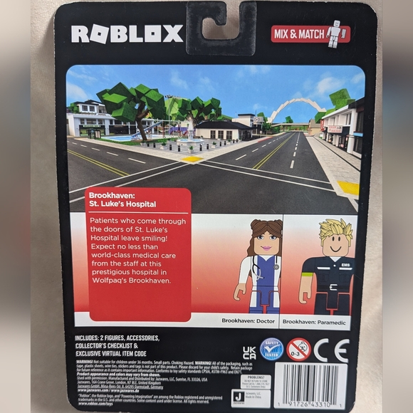 Roblox Brookhaven St. Luke's Hospital Figure Pack - Picture 3 of 4